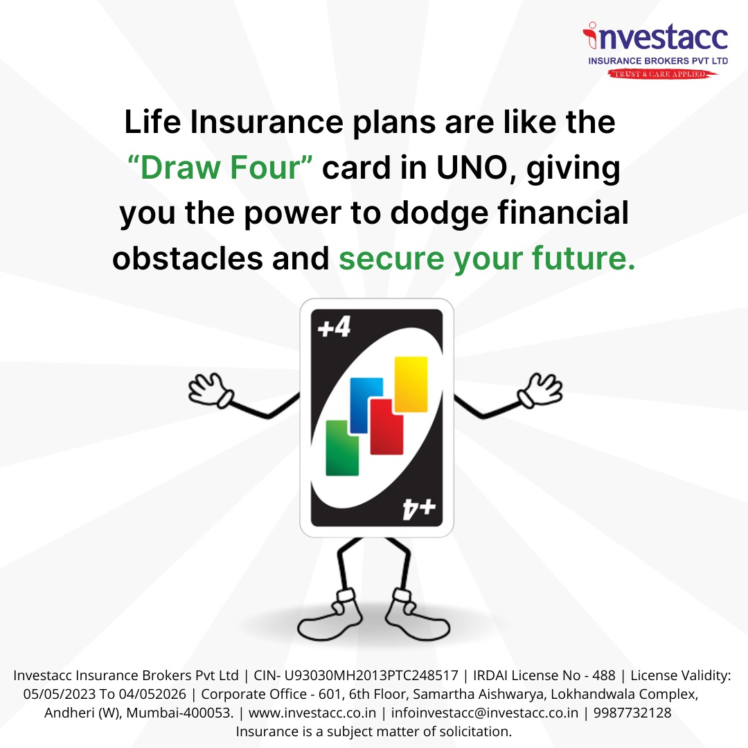 Draw 4 and BEAT every worry and stress in your life!

#Investacc #Insurance #LifeInsurance #Life #Future #Secure #Insurances #InsurancePolicy #InsuranceClaim #Claim #LifeProtection #InsuranceTips #FamilySecurity #InsuranceAdvice #FinancialSecurity #TermInsurance