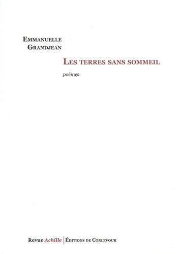 LaCauselit's tweet photo. #Lacauselit #Corlevour Les terres sans sommeil, Emmanuelle Grandjean (par Didier Ayres)
https://t.co/ykejopjacD https://t.co/MrYupoH7Td