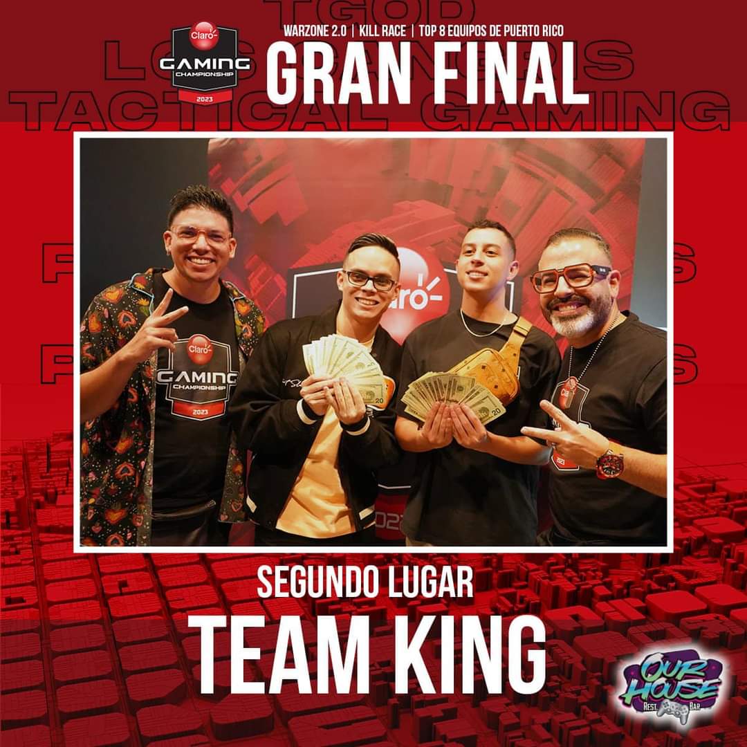 KinGImpaaacT's tweet photo. (Late Post) SUB-CAMPEONES del Claro Gaming Championship en San Patricio Plaza! $500 each🔥 Bien jugado y gracias por la oportunidad DUO @F1J1k 🇵🇷 La experiencia estuvo a otro NIVEL!🎯
Ya quiero jugar otro LAN!🔥 Gracias a @HamboPR @SupelPR por hacer esto posible!🙏🏻 #TEAMCLAW https://t.co/nxD5Clj2DV