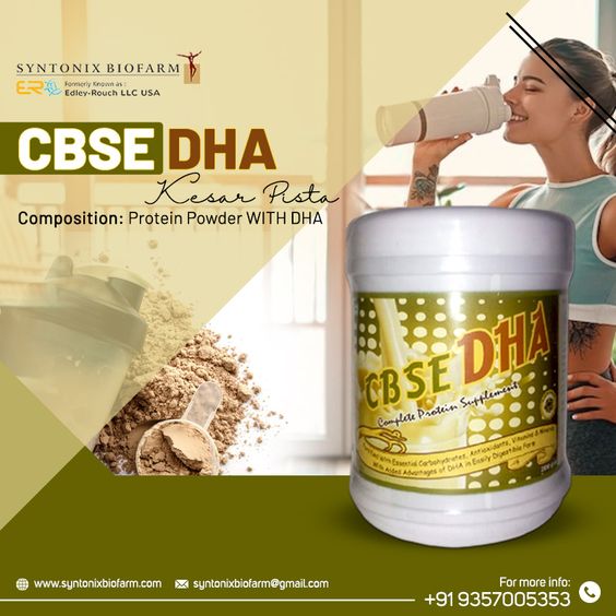 Introducing CBSE DHA Protein Powder by Syntonix Biofarm.
#syntonixbiofarm #protein #topqualitypharmaproducts #protienshake #manufacturers #pharmacy #pharmafranchisecompany #kesarpista #healthylifestyle #shake #qualitylife #toppharmafranchisecompanyinindia #toppharmamarketindia