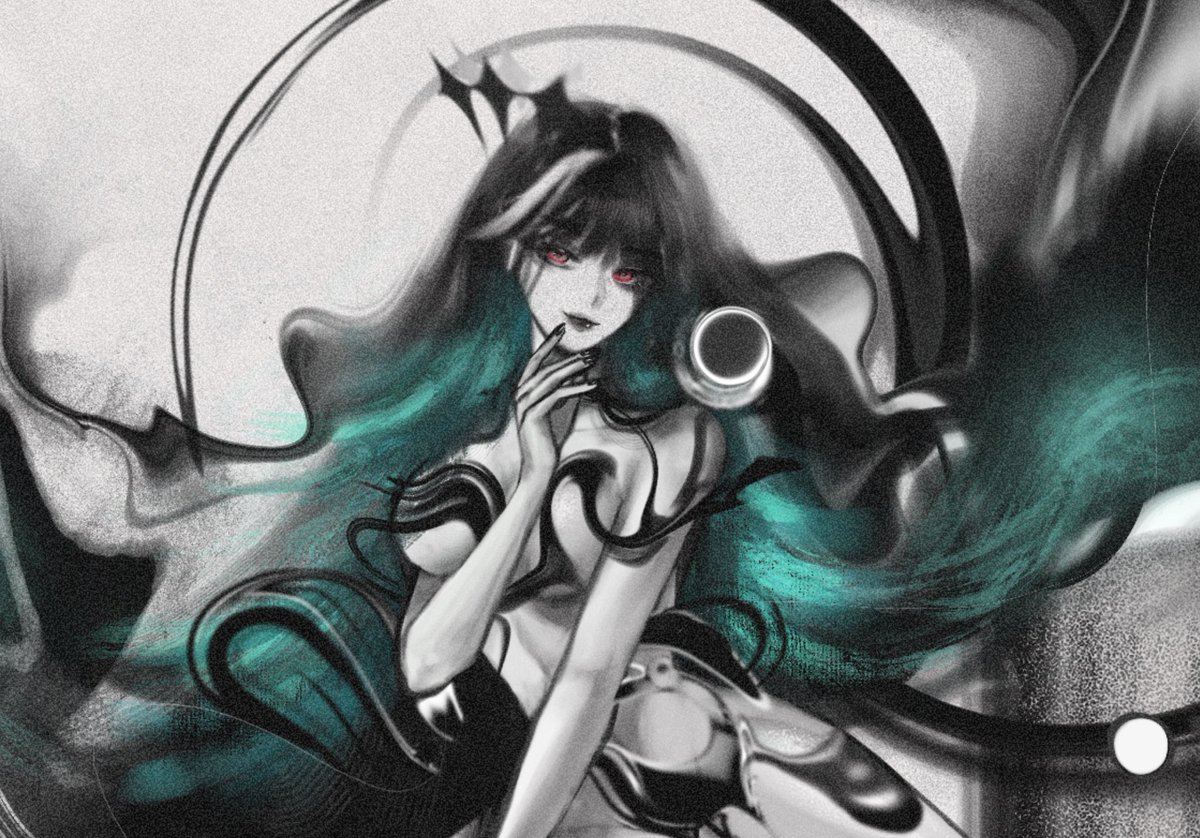 yonqallery's tweet photo. MIST 🌫️🖤🦋

#illustration #rkgk https://t.co/W5gQURSlH6