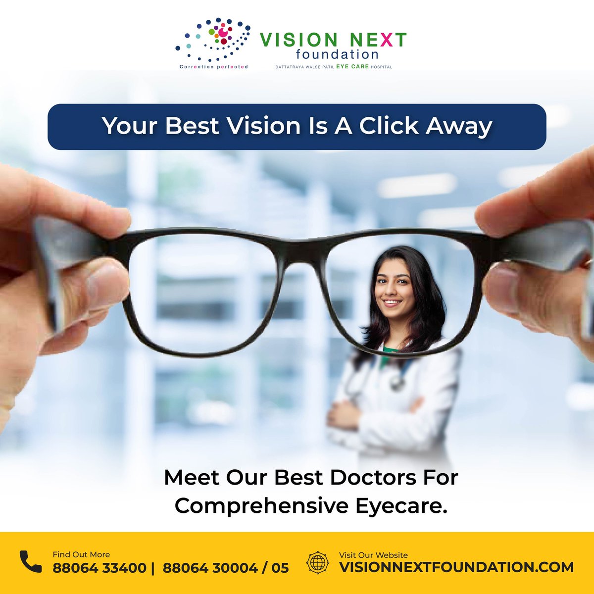 Vision Next Foundation is a super specialty eye hospital in Pune. We are equipped with the world’s most advanced techniques for Cataract and Lasik glaucoma treatments. 
For more info visionnextfoundation.com OR Call 
88064 30004
#lasik #eyesurgery #lasikcenter #eyecare  #eyestrain