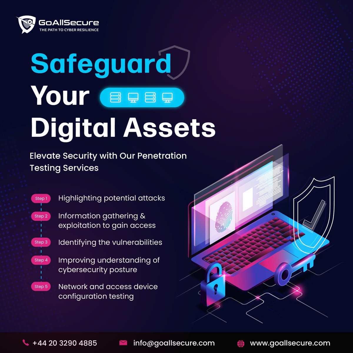 GoAllSecure's tweet photo. Unlock the Digital Safe with our Network Penetration Testing Service! We're your modern-day treasure hunters, fortifying your online castle against #cyberthreats. Join us to safeguard your digital treasures, one #vulnerability at a time🛡️ 
https://t.co/ik5PClS5TI

#CyberSecurity https://t.co/vdX2w1q9RR