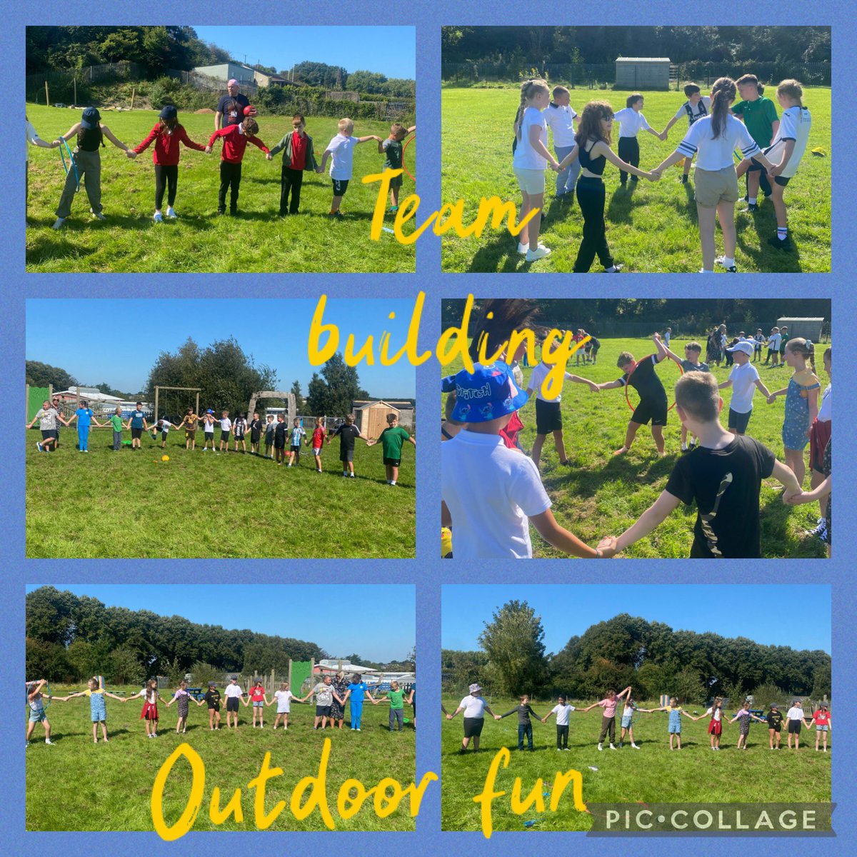 YR5PDCS's tweet photo. What a smashing morning @PDCSPrimary It’s great to welcome pupils back.They’ve had a super morning with a #chatcafe #teambuilding games & loved time sharing facts about their friends to their teachers #peers #oracy #Croeso @Pembrokeshire https://t.co/AV2SKxi20T