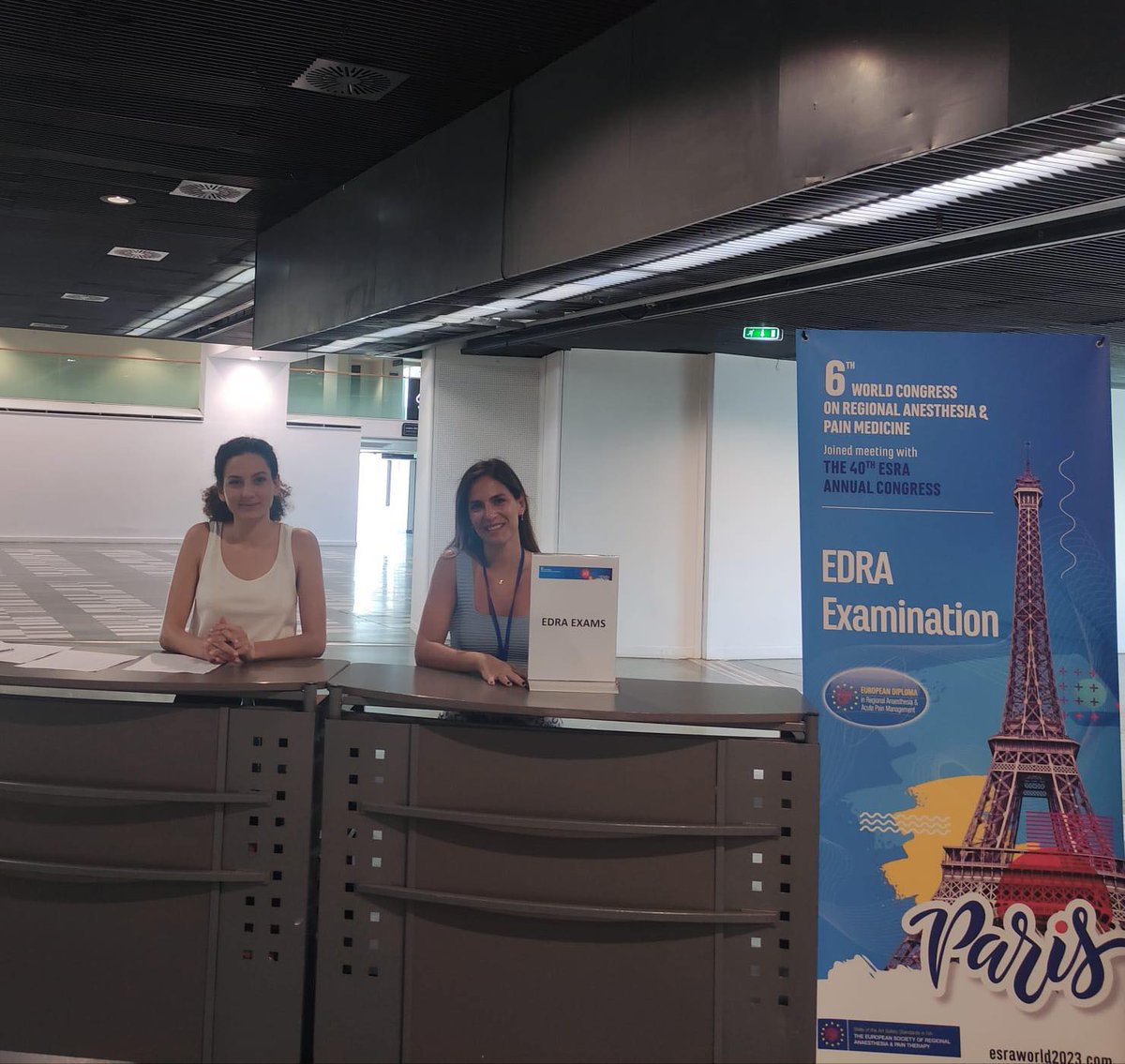 The #EDRA Part 2 exams have started in Paris just before the kick off of #ESRAworld2023 👨‍🎓🇫🇷 Good luck to the 57 candidates taking the Part II A&B oral tests today! 🍀