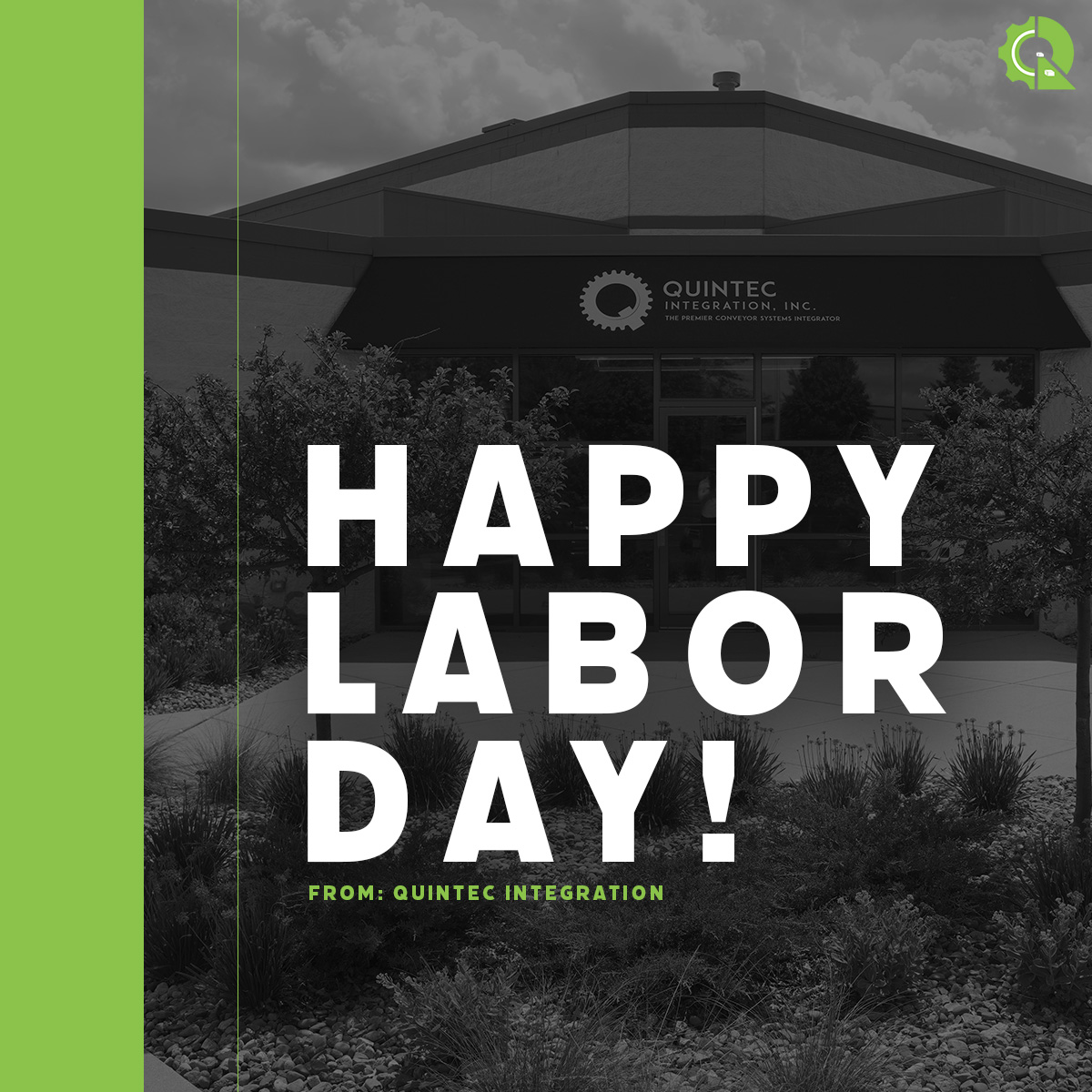 QuintecConveyor's tweet photo. Happy Labor Day from Quintec Integration!

Today, we celebrate the hard work, dedication, and incredible contributions of our remarkable team and all those who support us. Your unwavering commitment to excellence fuels our success and innovation, day in and day out.

#LaborDay https://t.co/eNLQUG7xL6