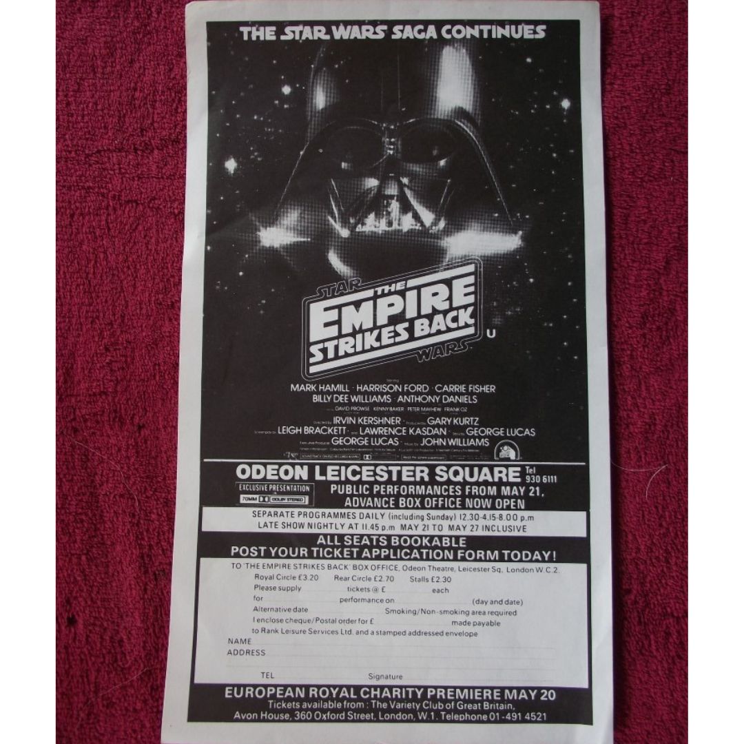 Drop that lightsaber and prepare to be transported back to a galaxy far, far away with this rare piece of movie memorabilia! 🎞 Bid now, auction closes this Wednesday at 14:00 BST! hubs.li/Q0210-Qm0 #auctions #onlineauctions #starwars #moviememorabilia #memorabilia