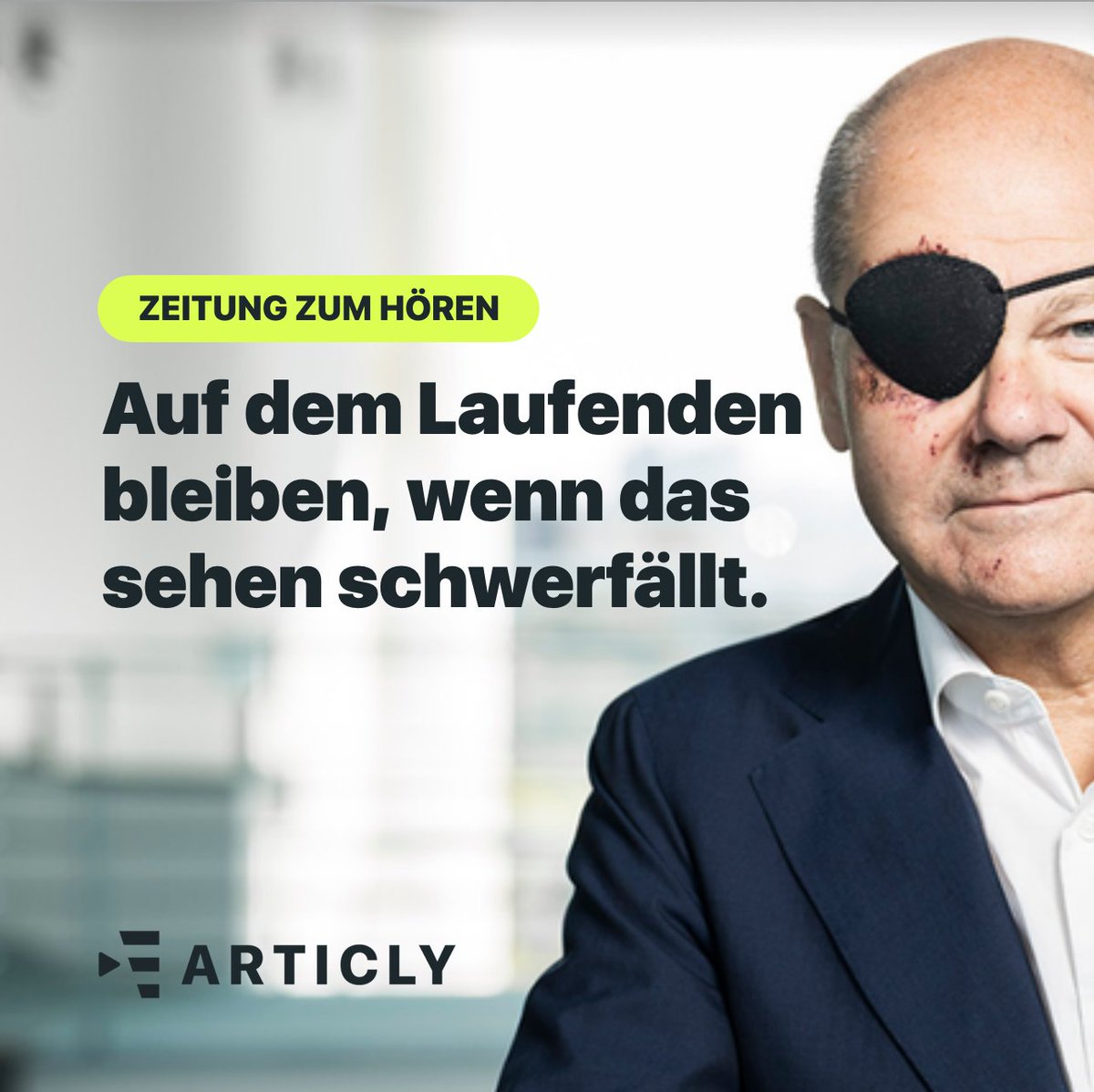 Meme-Challenge accepted, Herr <a href="/Bundeskanzler/">Bundeskanzler Friedrich Merz</a>. Da bleibt kein Auge trocken - bei uns gibt immer etwas auf die Ohren. #Auge