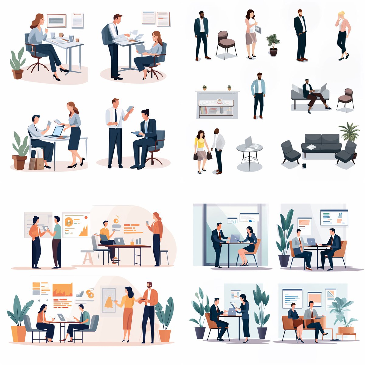chaseleantj's tweet image. How to create high quality vector illustrations using Midjourney (Part 4)

Want to make multiple vector style illustrations with the same theme and color scheme?

Use this prompt:

4 png images, vector illustration pack, knolling style, no border, png white background, [subject],…