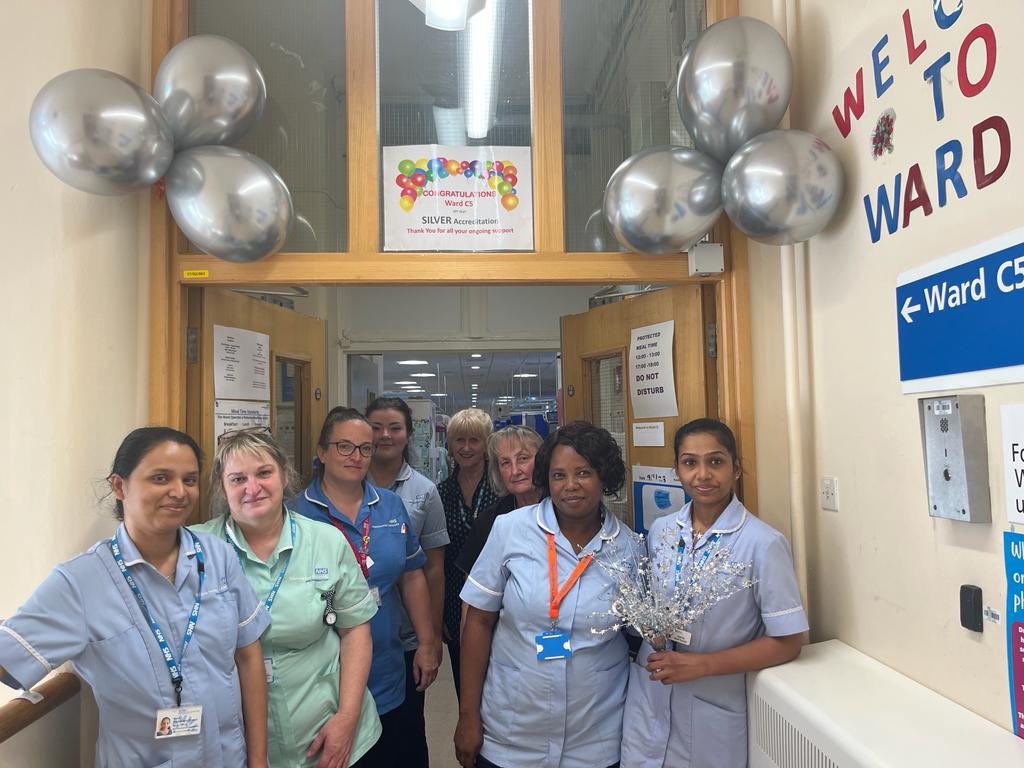 Very proud to announce that ward C5 received silver in our accreditation! We are very proud of all our staff who work hard to provide excellent care for our surgical patients <a href="/BunnageJane/">jane bunnage</a> <a href="/AlisonJ46322409/">Alison Jones</a> <a href="/MFTnhs/">MFT NHS</a> <a href="/NorthMcrGH_NHS/">North Manchester General Hospital</a> <a href="/cherylcasey22/">Cheryl Casey</a> <a href="/AkweiChrissy/">Chrissy Akwei</a>