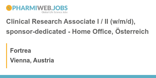 PW_AT's tweet photo. New Job!: Clinical Research Associate I / II (w/m/d), sponsor-dedicated - Home Office, Österreich
https://t.co/1IaVPEvea6
- Als führendes globales Auftragsforschungsinstitut (CRO) mit einer Leidenschaft für wissenschaftliche Präzision und einer jahrzehntelangen Erfahrung...
- Loc https://t.co/3mpOlWUbUy