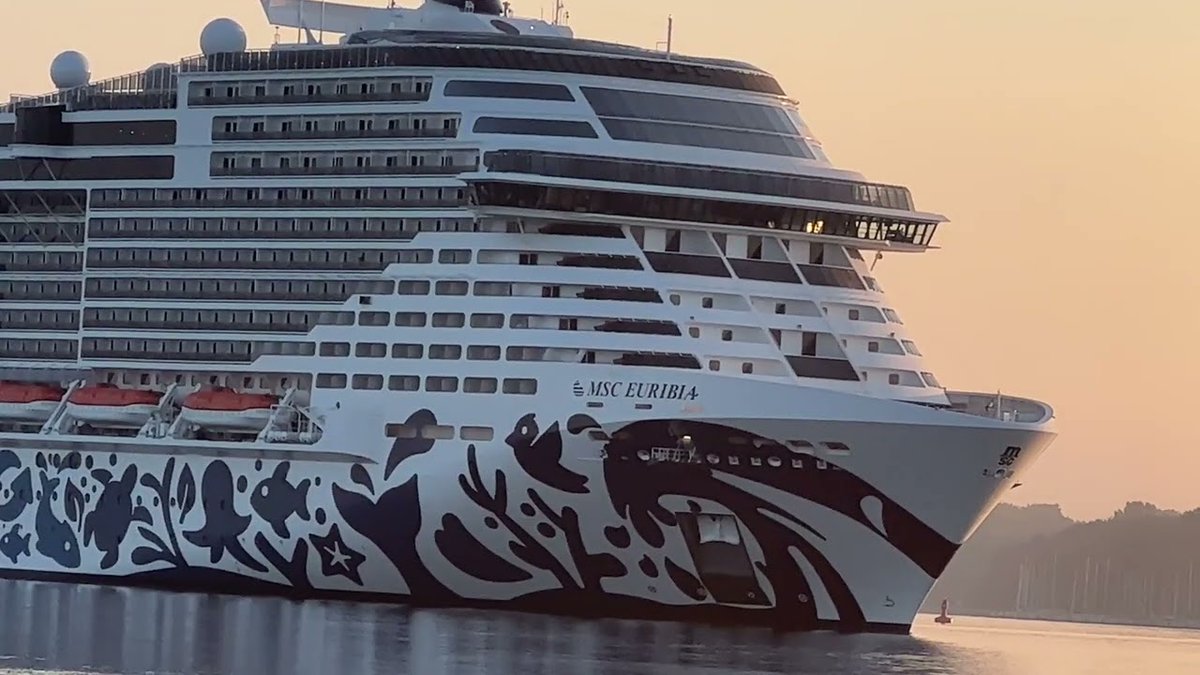 ShipspottingMag's tweet photo. #Ship video: MSC EURIBIA Ankunft Kiel 2.9.2023 -> YouTube: https://t.co/HakgPGuguN #Shipspotting https://t.co/mcRs5cgZCd