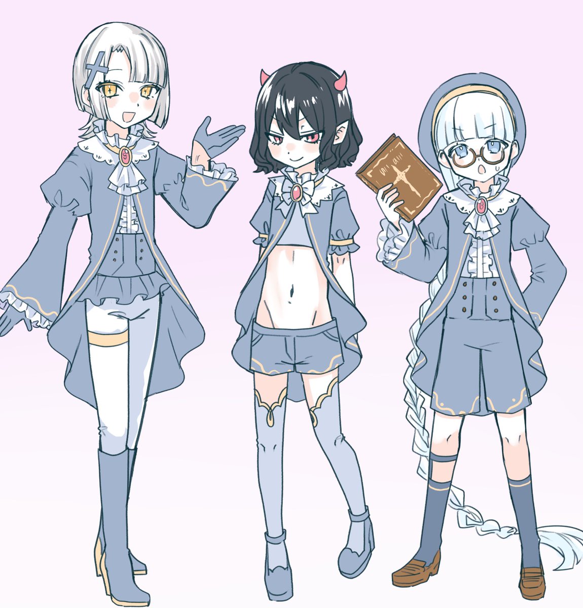 【連載開始】
この度 #ノベルピア のWeb漫画コーナーにて、連載の機会を頂きました！

『悪魔くんは天使のおもちゃ♡』
男の娘👼が男の娘😈を弄ぶ、鈴蘭漫画です。
6日より毎週水曜日🩵よろしくお願いします！