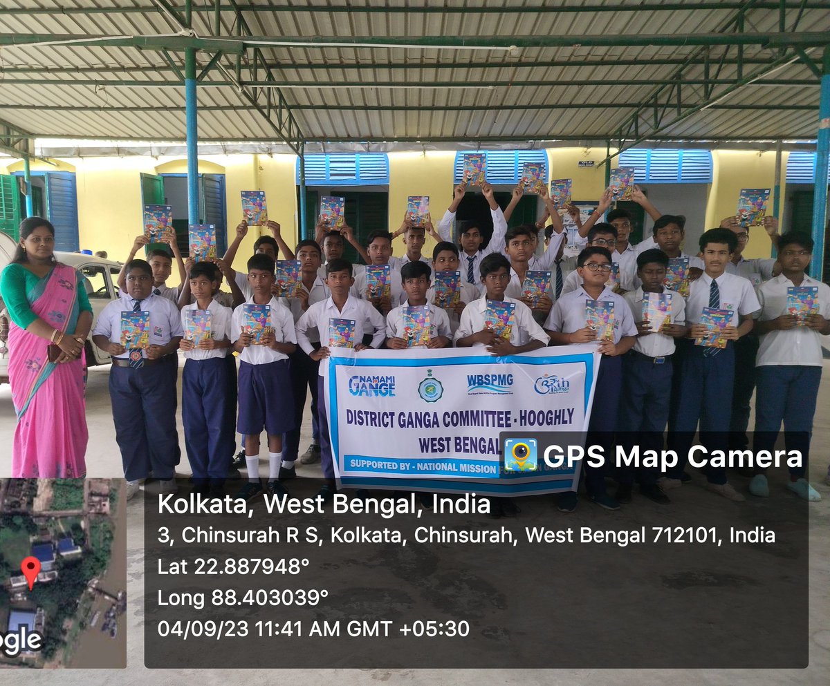 ReemaGange's tweet photo. Chacha Chaudhary comics books distribution done by District Ganga Committee- Hooghly.This book has been distributed among 676 students in Tribeni Girls' Chinsurah Duff,Bansberia Girls',Hooghly Girls',Bansberia High School
@bharatpathak08 @cleanganganmcg  @MoJSDoWRRDGR @DMHooghly https://t.co/9DAyu70YKk