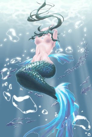 Happy #MermaidMonday 🧜‍♀️🌊🔱@OceanTarryn666 💙💋