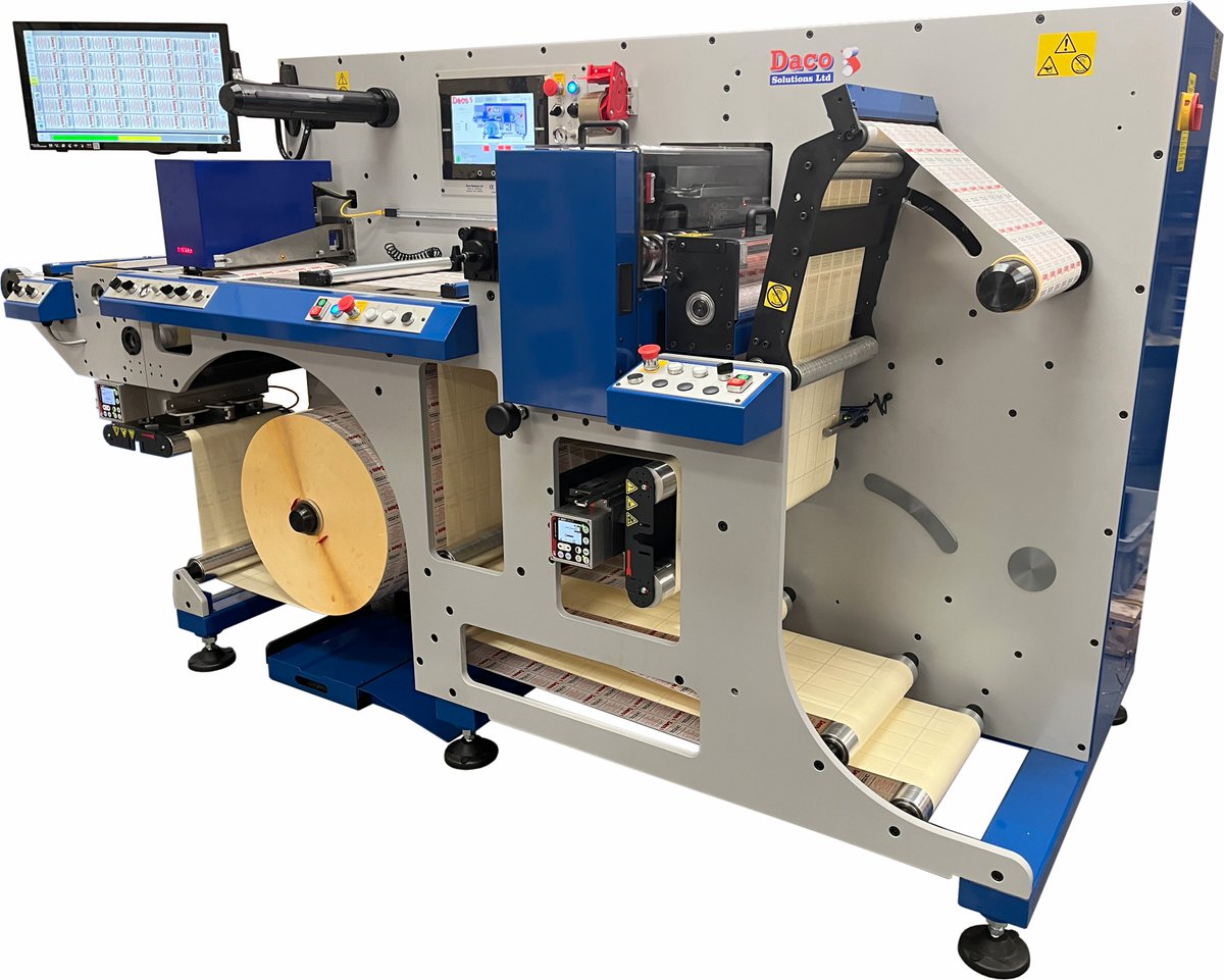DacoSolutions's tweet image. Daco SRV350 Inspection Slitter Rewinder to be launched at Labelexpo Europe.

youtu.be/c4_DvP3ZGAA?si… 

Call by stand 4A53 to see the machine in action.

#labelexpo #finishing #slitterrewinder #labels