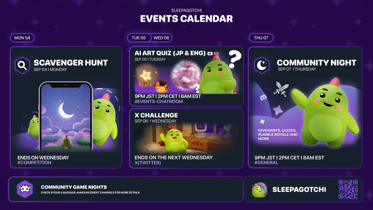 Wake up, it's the first gotchi event of the fall!🍂
Link to our Discord server in bio☝️