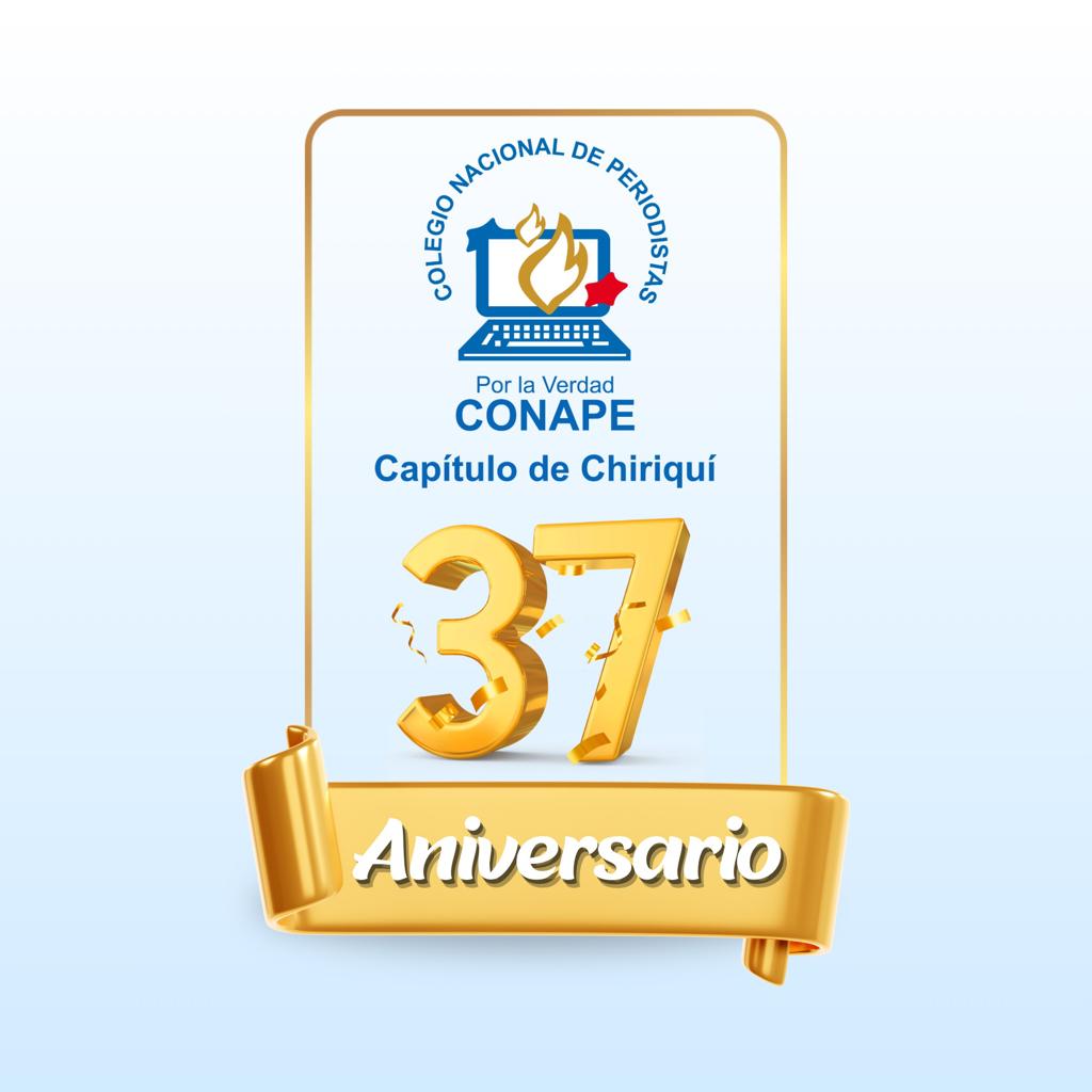 ¡Feliz 37 Aniversario, Conape!
Un cordial saludo de aniversario a todos los socios del Colegio Nacional de Periodistas de Panamá, que hoy celebramos 37 años.
Desde el capítulo de Chiriquí, la Junta Directiva les extiende ese  fraterno saludo...
instagram.com/p/CwxPkaxO2co/…