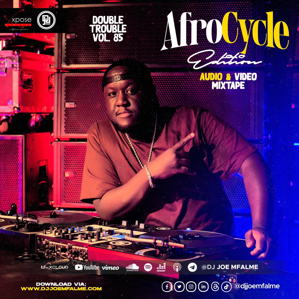 DjJoeMfalme's tweet photo. Niko Dubai narudi leo… Tulisema good things come to those who wait… This video mix drops tomorrow on YouTube! #TheDoubleTrouble #AfroCycleEdition Powered by @xposeltd https://t.co/5TaoJe1lL0