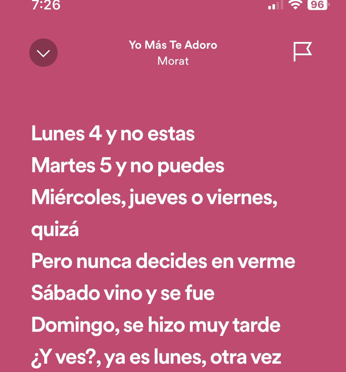 Shhh que hoy es la semana de Morat