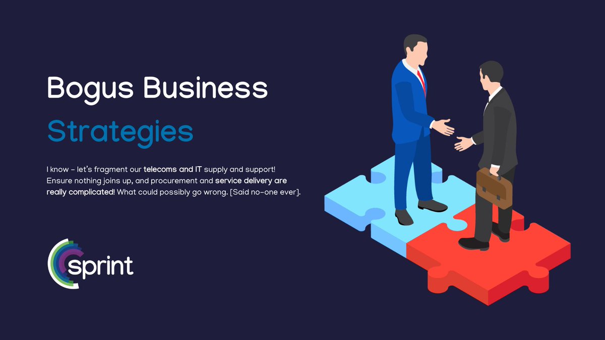 Avoid fragmenting your IT and telecoms supply. Sprint offers integrated services, providing flexibility and simplicity.

Learn more at ow.ly/zIM350PHrhb 

#SprintGroup #ITSupport #Telecoms
