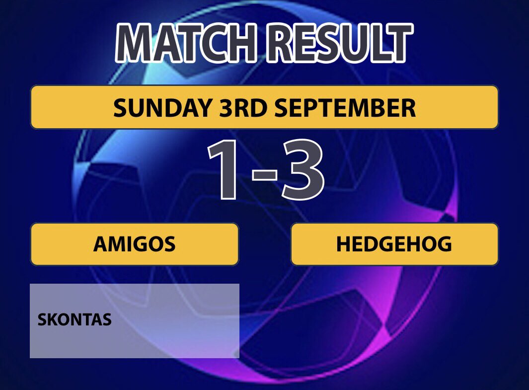 Another defeat. Better days are coming, we are Amigos 🫶🏽