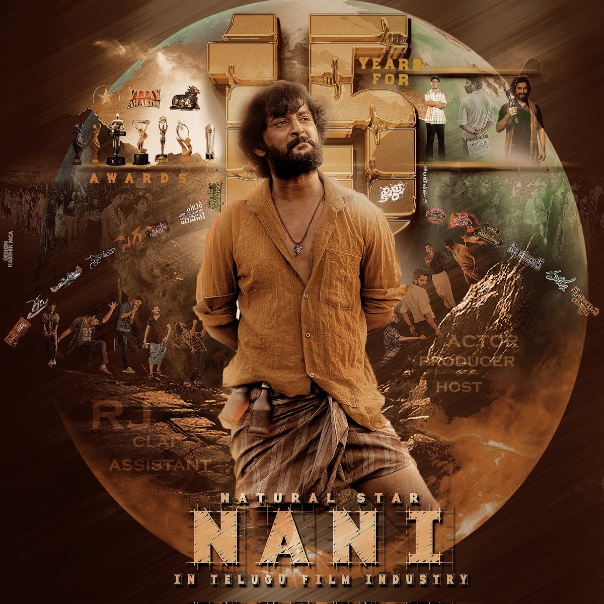 TrendsforNani's tweet photo. 15 Years of Hardwork.
15 Years of Self-earned Stardom.
15 Years of Acting carnival.
15 Years of Our Natural Star.

Thanks for being inspiration to all aspirant actors in the current era  🤍

#15YearsOfNaturalStarNani 

@NameisNani https://t.co/k6NJwOy5YH