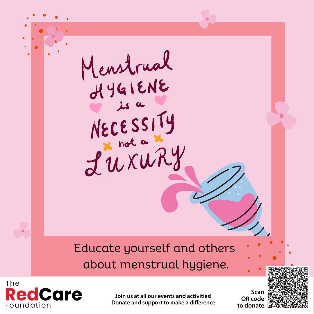 Breaking the stigma one period at a time. Let's make period products free for all! 🩸❤️        #TheRedCareFoundation #EndPeriodPoverty #MenstrualEquality #BreakingStigma