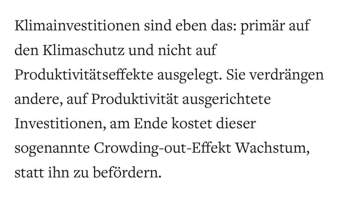 „Die grüne Transformation ist ein Wachstumsmotor, das ist die Lebenslüge der deutschen Klimapolitik.“ Laut @OlafGersemann verdeckt Scholz‘ Augenklappe ihm auch den Blick auf die ökonomischen Grundregeln. welt.de/wirtschaft/plu…
