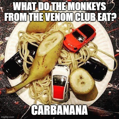 ZhenaMakarov's tweet photo. Π great lunch for @VenomApe_NFT
#VenomApeClub #VenomNetwork #meme #ape #banana #crypto # https://t.co/if3wtWB5wY