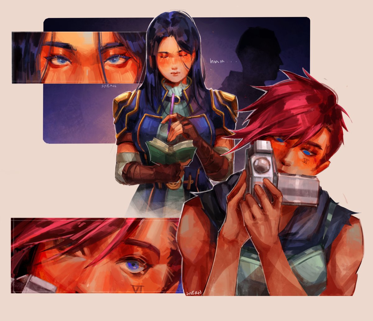 iwillcryaboutit's tweet image. i forgot to give vi her peircings whoops
#arcane #arcanefanart #LeagueOfLegends #Caitvi