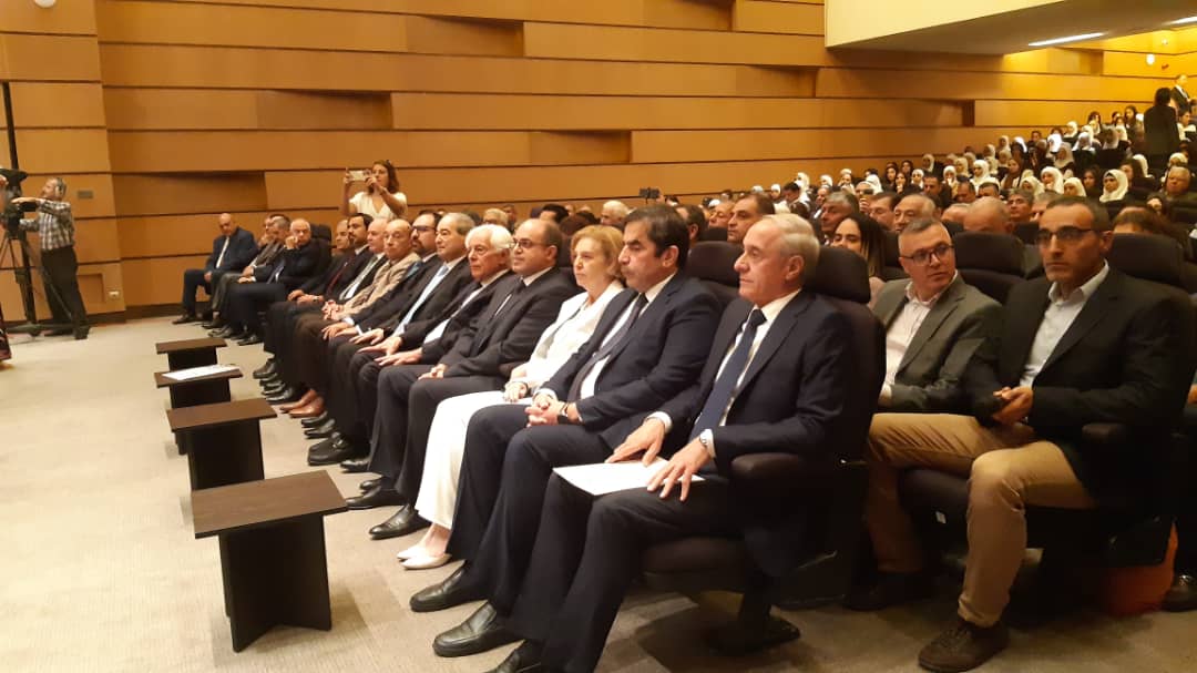 EmbajadorCubaSy's tweet photo. Importante evento de solidaridad con #Siria y con la justa causa del #pueblopalestino, marcó el inicio del Congreso de la Federación de Entidades Americano-Árabe, #Fearab , que estará sesionando en Damasco, del 4 al 6 de septiembre de 2023. https://t.co/d1VXd4kdEC