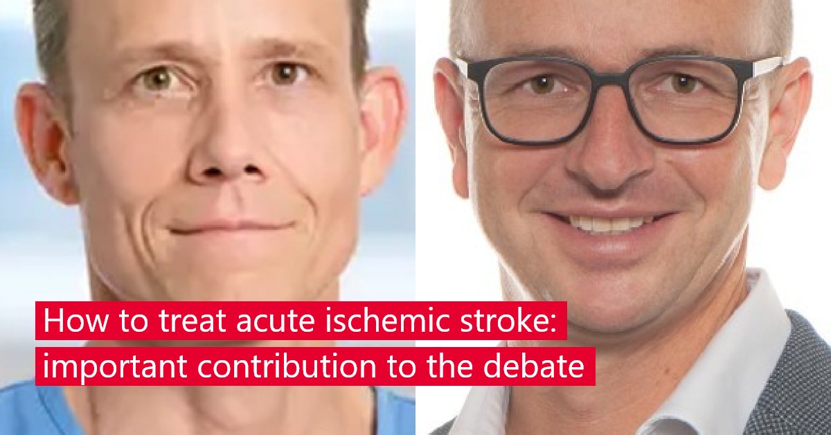 Faculty of Medicine, University of Bern (@medfacultyunibe) on Twitter photo An international study published in <a href="/TheLancet/">The Lancet</a> and co-led by Jan Gralla & Urs Fischer (<a href="/FishingNeurons/">Urs Martin Fischer</a>) of <a href="/unibern/">Universität Bern</a> provides important insights into the combination of treatments for acute ischemic #stroke. See: sciencedirect.com/science/articl… <a href="/inselgruppe/">Insel Gruppe</a> An international study published in <a href="/TheLancet/">The Lancet</a> and co-led by Jan Gralla & Urs Fischer (<a href="/FishingNeurons/">Urs Martin Fischer</a>) of <a href="/unibern/">Universität Bern</a> provides important insights into the combination of treatments for acute ischemic #stroke. See: sciencedirect.com/science/articl… <a href="/inselgruppe/">Insel Gruppe</a>