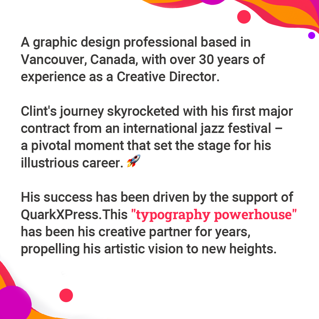 QuarkXPress's tweet photo. We love hearing from our QuarkXPress community of designers and creatives, and how our leading page layout and desktop publishing software helps to “design and iterate quickly”.
#DesktopPublishing #LayoutDesign #ContentDesign #GraphicDesign #PageLayout https://t.co/kjI97abCDF