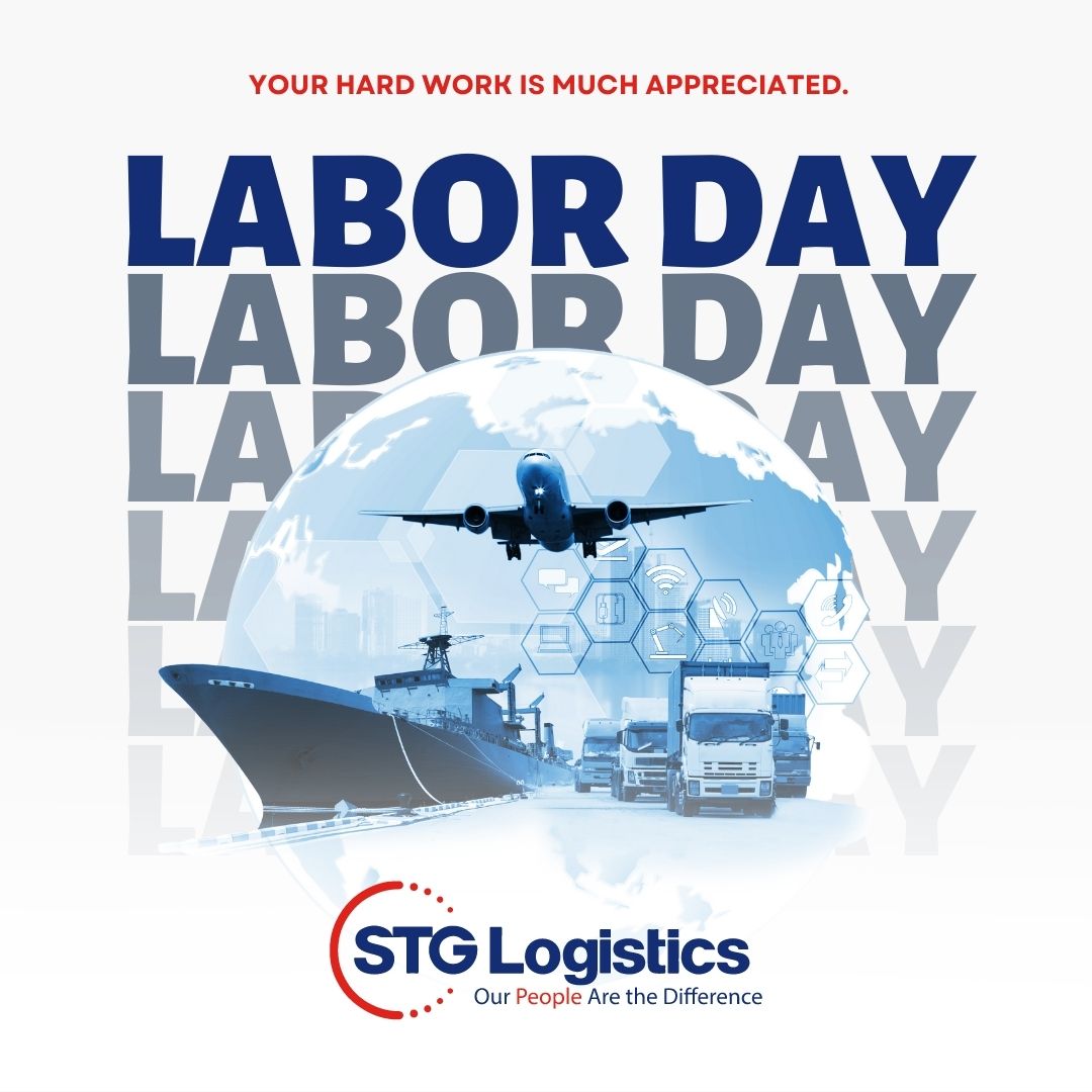 STG Logistics hopes you take this Labor Day to recharge, unwind, and indulge in activities that bring you joy.
#STGLogistics #LaborDay