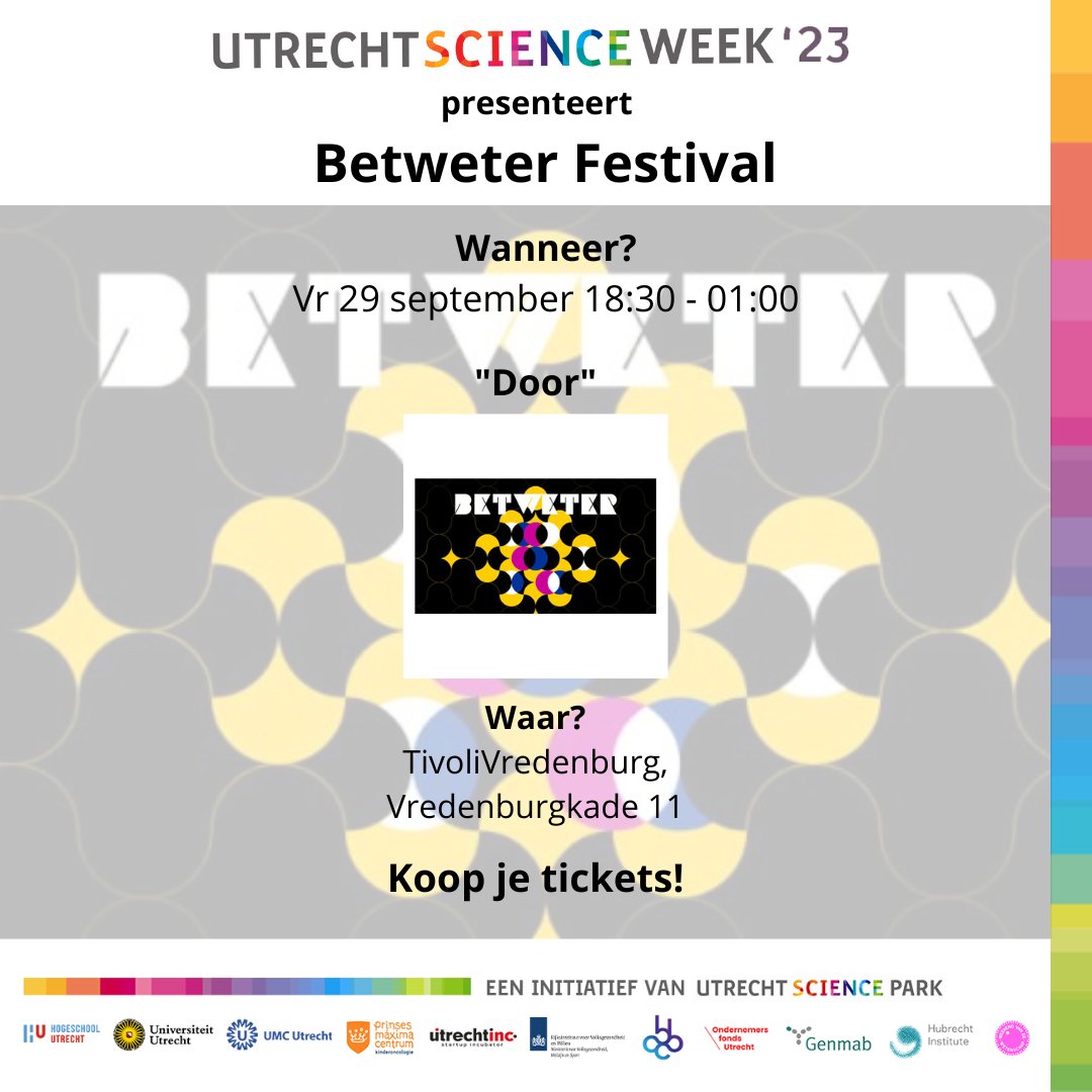 Utrecht Science Week tweet media