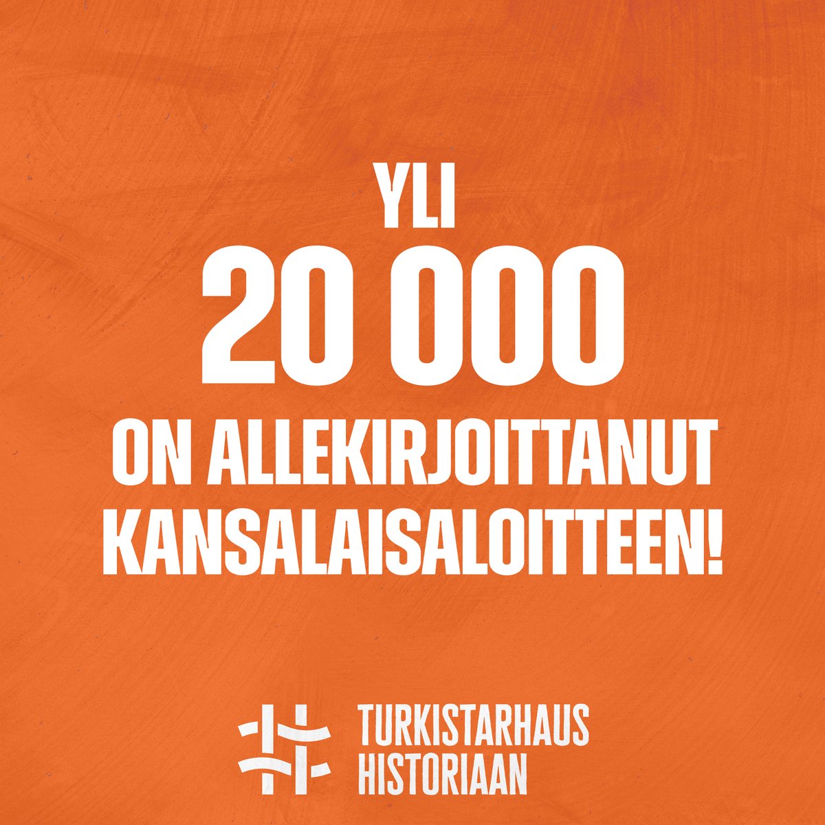 tarhauskielto's tweet photo. Ja näin rikkoutuu jälleen uusi etappi. Suuri kiitos allekirjoittaneille! Kohti 50 000 nimeä: https://t.co/SQiyFD9XhZ https://t.co/Irq8gbCRd2