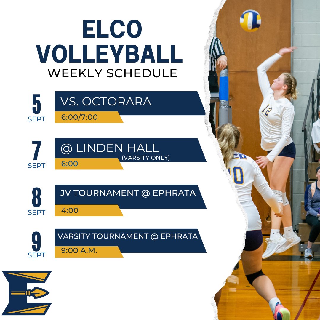 Happy Labor Day!!
Excited to start off our Section 3 play this week 🏐