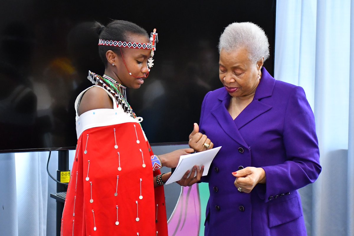 GracaMachelTrust (@g_macheltrust) on Twitter photo "Africa's narrative is shifting. Young girls like us are taking proactive steps for a sustainable future. We thank our older sisters for paving the way. Kids have smart climate adaptation ideas; they need to be heard." - Peace from Kenya <a href="/AfClimateSummit/">Africa Climate Summit</a> "Africa's narrative is shifting. Young girls like us are taking proactive steps for a sustainable future. We thank our older sisters for paving the way. Kids have smart climate adaptation ideas; they need to be heard." - Peace from Kenya <a href="/AfClimateSummit/">Africa Climate Summit</a>
