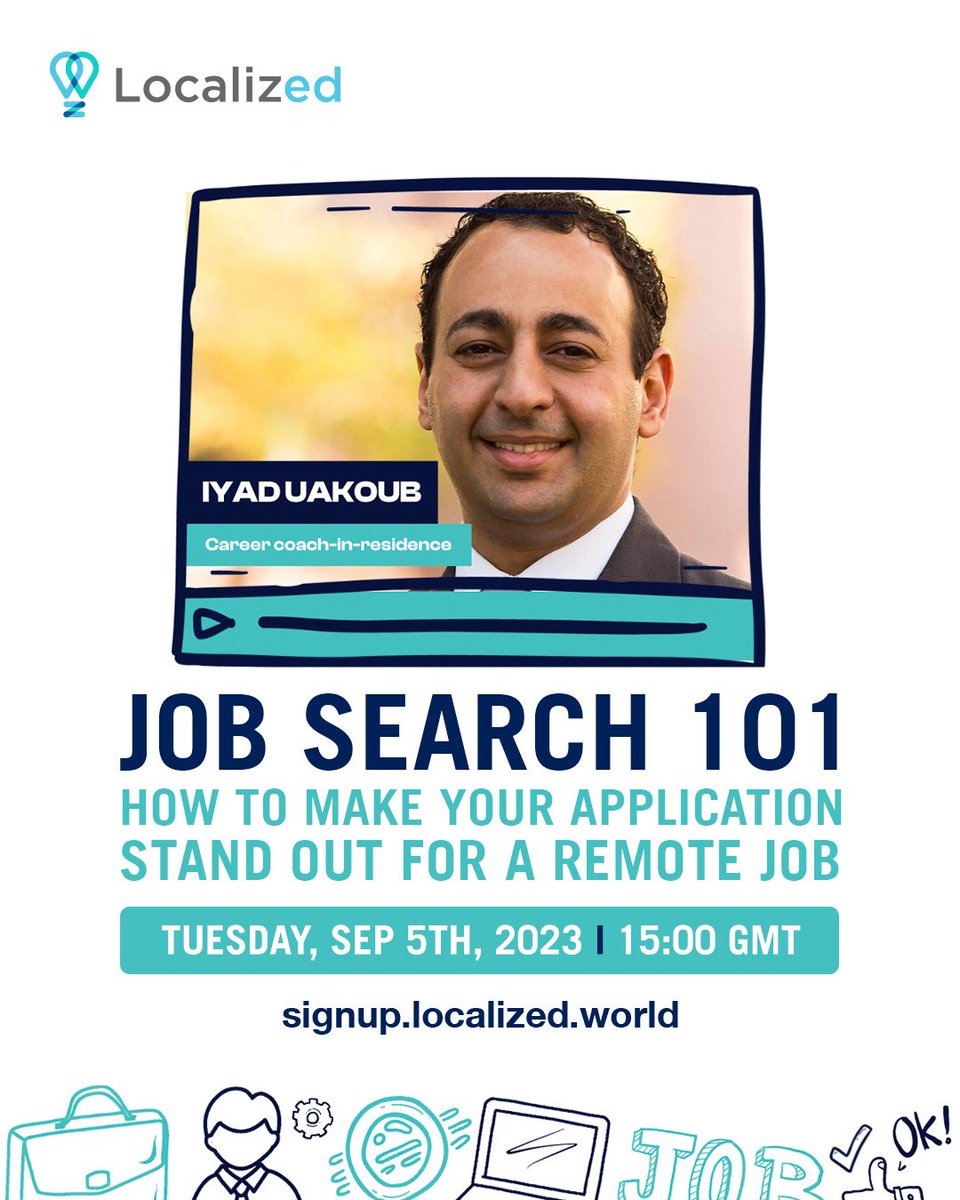 📝Tired of submitting #jobapplications into the void and never hearing back?

Sign up to attend the online #workshop on September 5th, led by our #CareerCoach in Residence, Iyad Uakoub, and unlock the secrets to making your application shine.

bit.ly/3EpMzTJ

#CareerTips