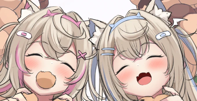 鈍速でフワモコちゃん描いてますラフ 