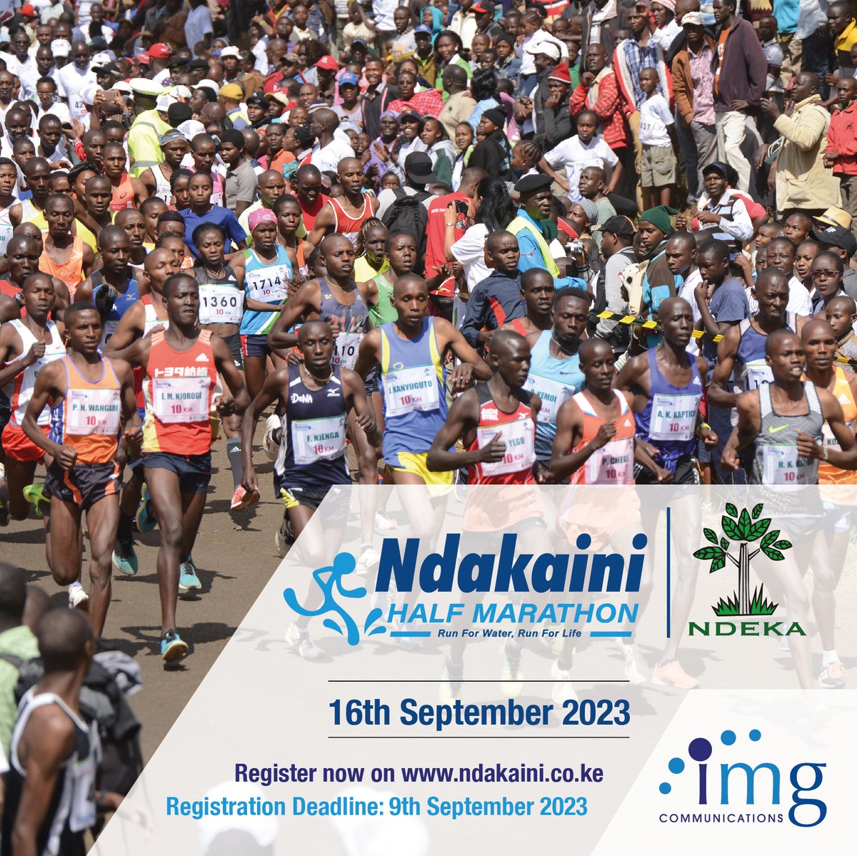 NdakainiHM's tweet photo. The 17th edition of The Ndakaini Half Marathon is around the corner. It's an opportunity to strive for excellence, to surpass your limits, and to celebrate your accomplishments.🔥

📅Registration Deadline: 9th September 2023

Register now via the link in our bio!🏃🏾‍♂️🏃🏾‍♀️🎖️ https://t.co/OGKZyDHFm1
