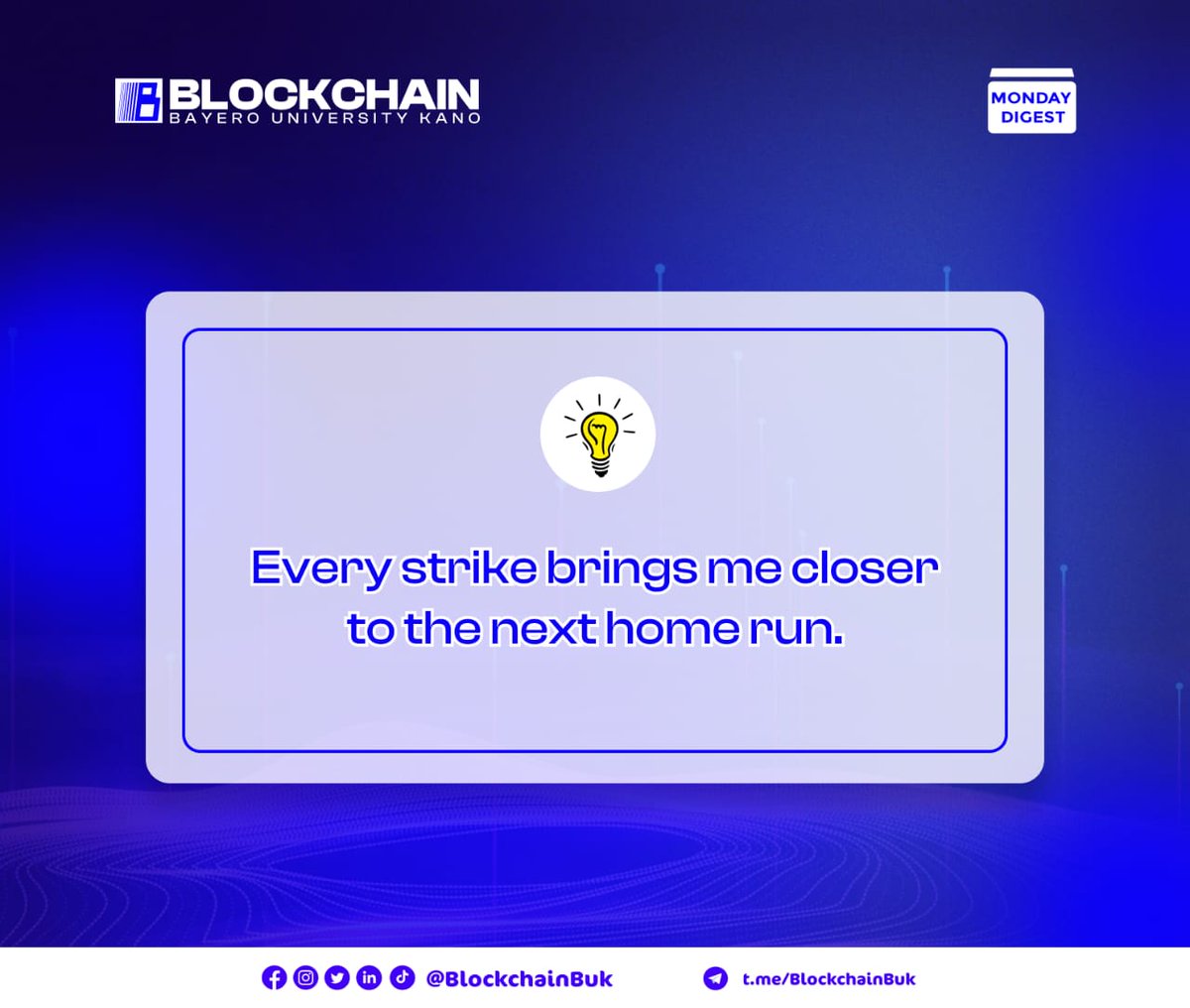 Blockchain BUK tweet media