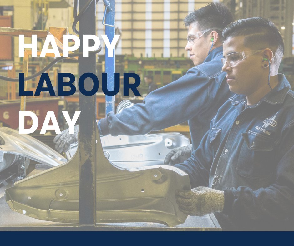 MartinreaInt's tweet photo. The Martinrea family wishes you a Happy Labour Day in honor of all the achievements and contributions workers have made. #OneMartinrea #LaborDay #LabourDay https://t.co/JUwzO9XukJ