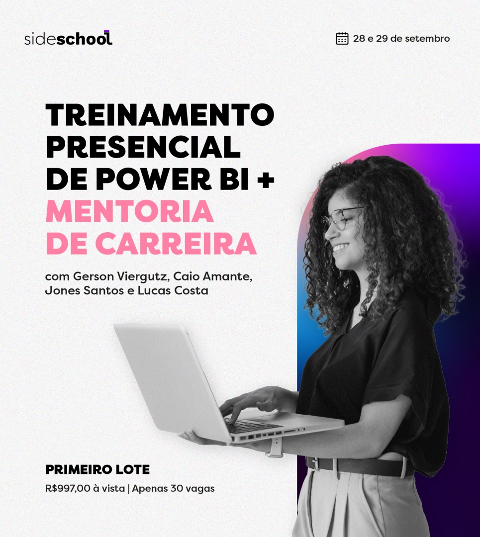 sideschoolbr's tweet photo. Vocês pediram e a gente vai ter um treinamento presencial focado em Power BI para Negócios + talks sobre #carreira, #IA e #MicrosoftFabric.

Garanta agora mesmo a sua inscrição, pois são apenas 30 vagas!
Clique no link da bio e faça a sua inscrição!

#treinamento #powerbi https://t.co/C2qYCeOB9g