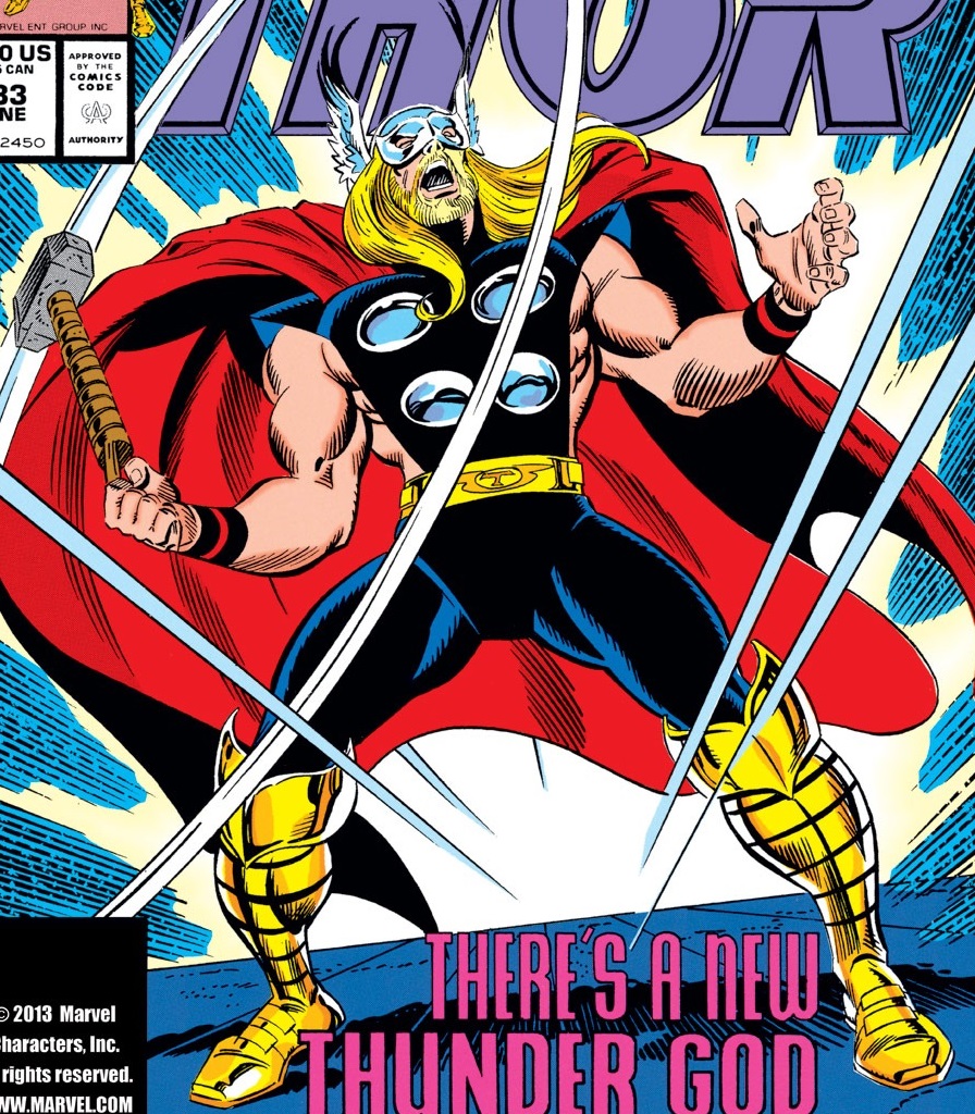 comixmenpodcast's tweet photo. #LunesDeSuperhéroes Hoy #EricMasterson como #Thor
1a. Aparición: The Mighty Thor Vol. 1 No. 432 con fecha de portada de mayo de 1991.
Creadores: #TomDeFalco y #RonFrenz
#Avengers #Thunderstrike #MarvelComics #MarvelAgeOfComics #Marvel #MarvelUniverse #MarvelSuperheroes https://t.co/4KvQGQ88TO