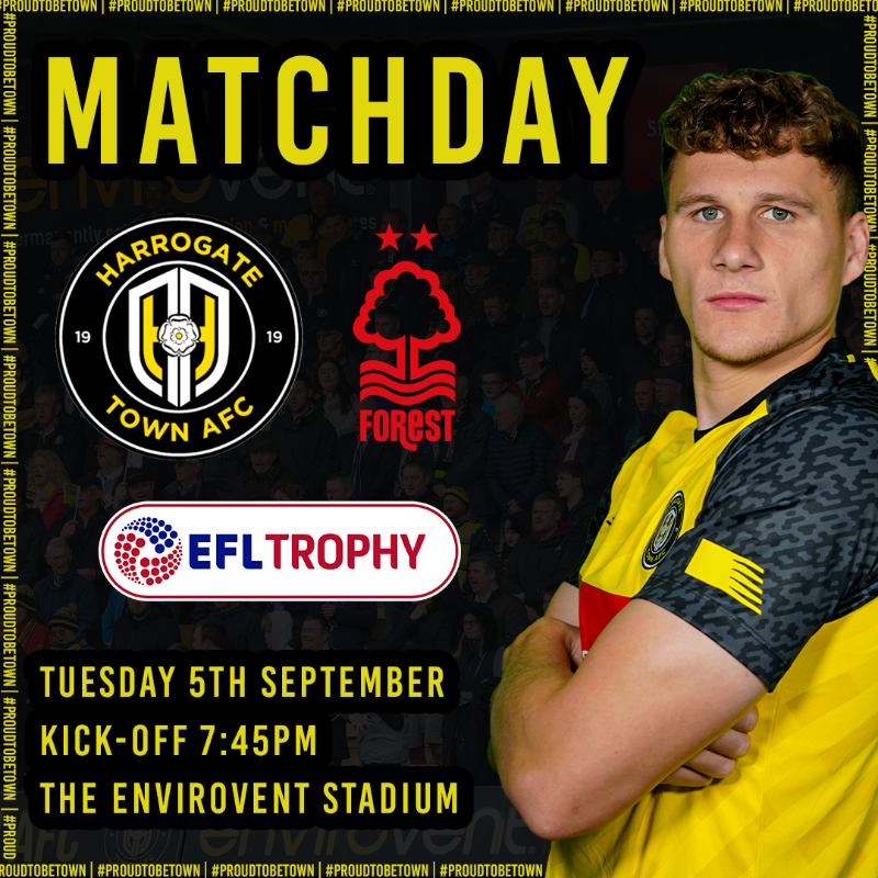 HarrogateTown's tweet photo. 𝐌𝐀𝐓𝐂𝐇𝐃𝐀𝐘 𝐢𝐧 𝐇𝐚𝐫𝐫𝐨𝐠𝐚𝐭𝐞 🏡

🆚 @NFFC (U21s)
⌚ 7:45PM