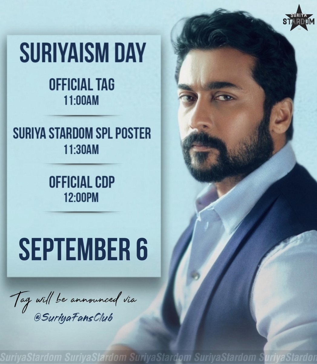 SURIYAism Day Arriving 💥!! #Kanguva