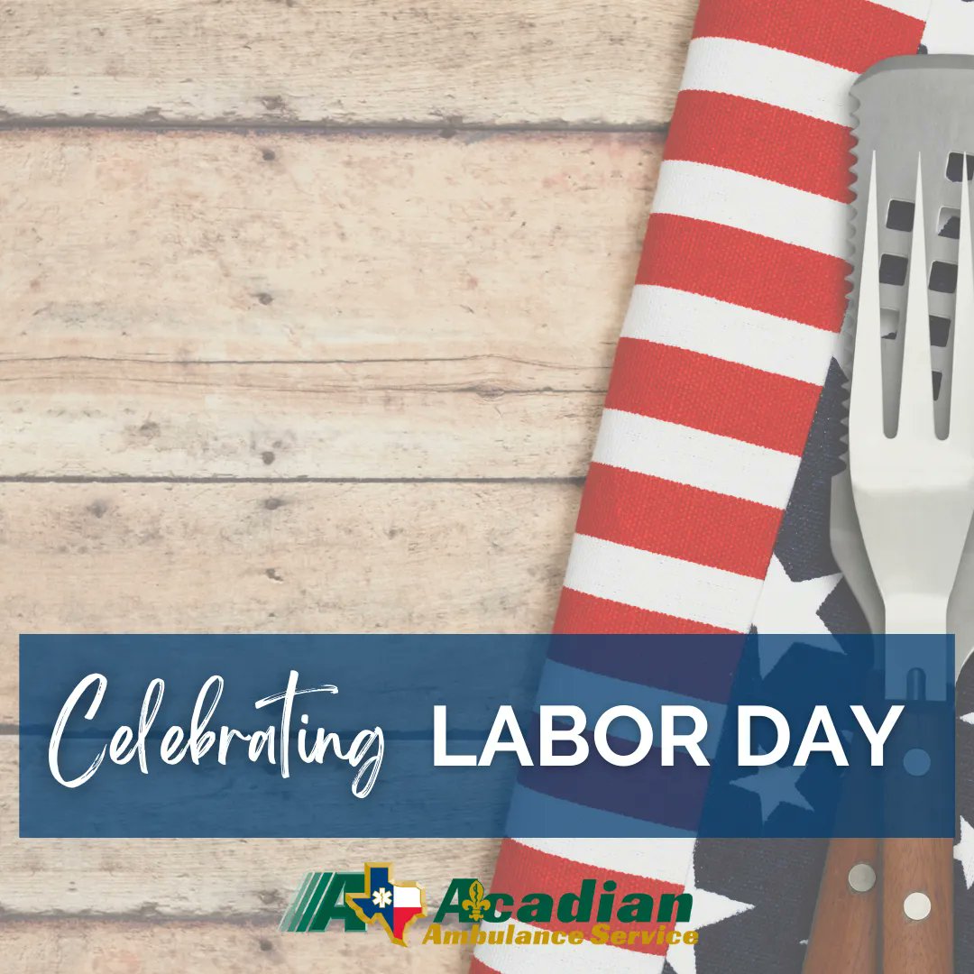 We hope everyone is having a safe and happy Labor Day weekend.

We also want to recognize all first responders who are working today, as well as our strike team members on the ground in Florida.