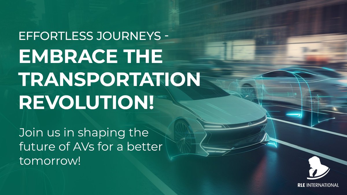 Experience seamless transportation in sleek, driverless vehicles as we revolutionize mobility! Join RLE in shaping the future of AVs for a better tomorrow. 

 brnw.ch/21wCg3g
#AutonomousVehicles #Innovation #Mobility